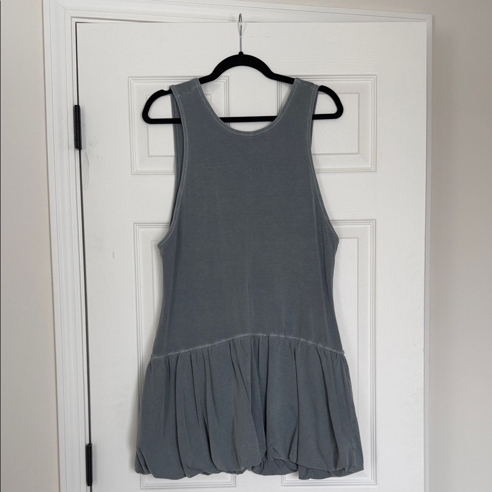 FP Movement by Free People Gray Sleeveless Romper
